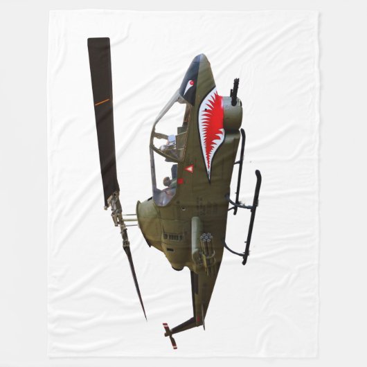 COBRA HELICOPTER FLEECE DEKEN (Voorkant)