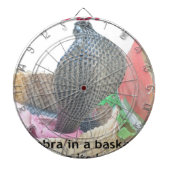 Cobra in Basket Art Print Dartbord (Voorkant)