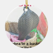 Cobra in Basket Art Print Keramisch Ornament (Voorkant)