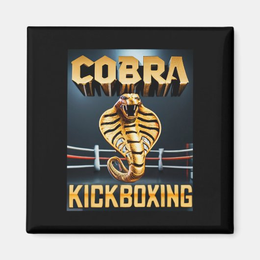 Cobra Kickboxing Design By Don Castillo Magneet (Voorkant)