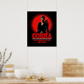 Cobra Movie Retro Poster (Keuken)