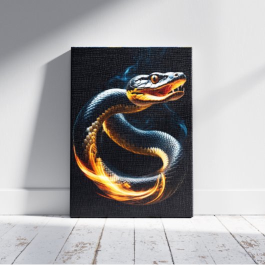Cobra Slang Canvas Afdruk
