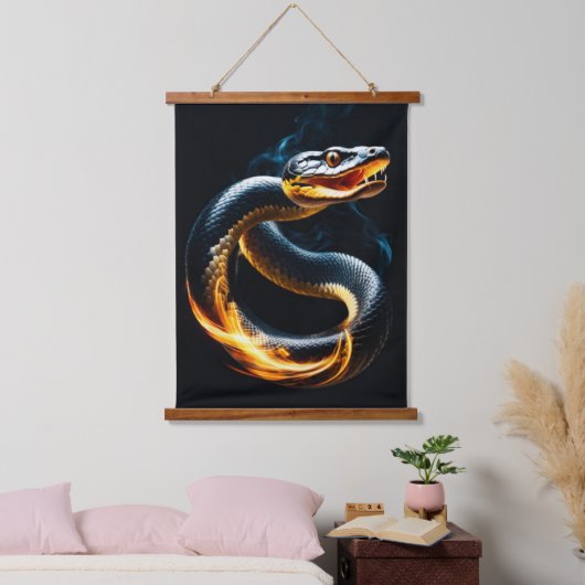 Cobra Snake Hangend Wandkleed (Slaapkamer)