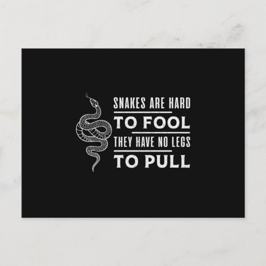 Cobra Snake Reptiel Snakers Dier Dier Pet Grappig  Briefkaart (Voorkant)