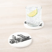 Cobra Zandsteen Onderzetter (Zijkant)