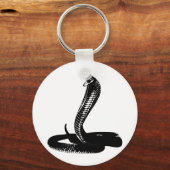 Cobra - zwart sleutelhanger (Voorkant)