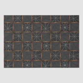 Cobweb Checkerboard Tissuepapier