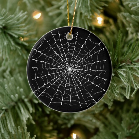 Cobweb Gotische Spinnenweb Keramisch Ornament (Boom)