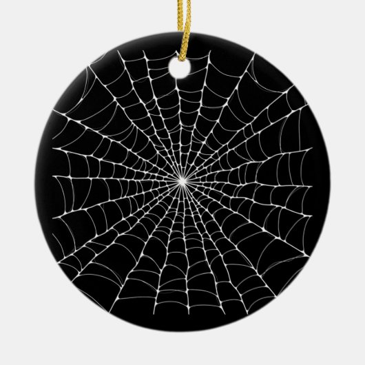 Cobweb Gotische Spinnenweb Keramisch Ornament (Voorkant)