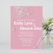 Cobwebs and White Spiders Wedding Invitation Kaart (Staand voorkant)