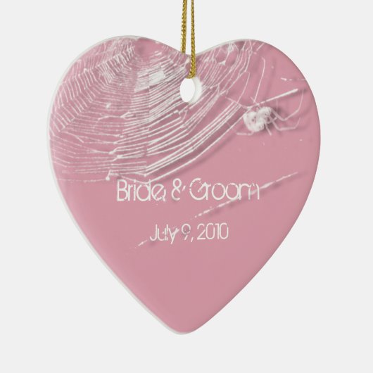 Cobwebs et araignées blanches Keepsak Ornement Mar (Droite)