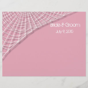 Cobwebs et araignées blanches Programme de mariage