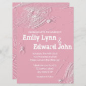 Cobwebs et Faire-part de mariage d'araignées blanc (Devant / Derrière)