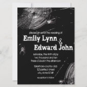 Cobwebs et Faire-part de mariage d'araignées blanc (Devant)