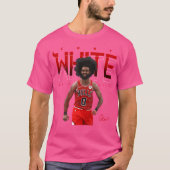 Coby White Pose T-shirt (Voorkant)