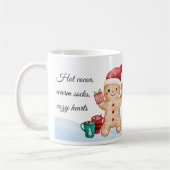 Coca chaud, Chaussettes chaudes Mug - Mug de Noël  (Gauche)
