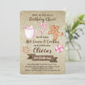 Coca chaud rose et biscuits INVITATION Anniversair (Debout devant)