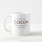 Coca Chocolat Amateurs de Mug en céramique (Gauche)