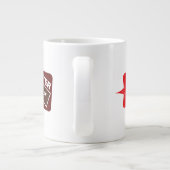 Coca Meter Extra Grote Mok (Achterkant)