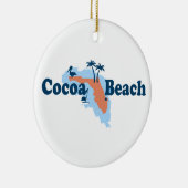 Cocacaoband - Kaartontwerp. Keramisch Ornament (Rechts)