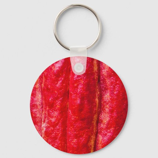 cocaovrucht rood sleutelhanger (Voorkant)