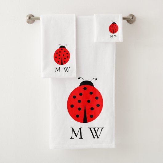 Coccinelle brodée (En situation)