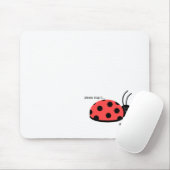 coccinelle de tapis de souris (Avec souris)