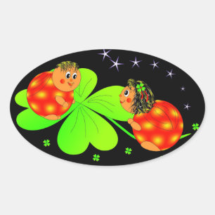 coccinelle et autocollants