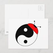 coccinelle harmonia briefkaart (Voorkant / Achterkant)