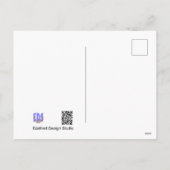 Coccinelle sur fleur de flocon d'été DIY carte pos (Dos)