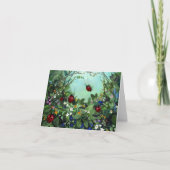 Coccinelles à la carte de note de jeu (Devant)