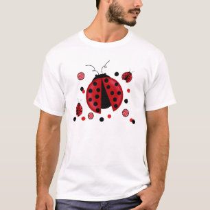 coccinelles et T-shirt de pois