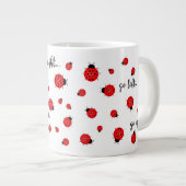 Coccinelles Quand Rien Ne Va Bien Grande Tasse (Devant droit)