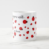 Coccinelles Quand Rien Ne Va Bien Grande Tasse (Devant)