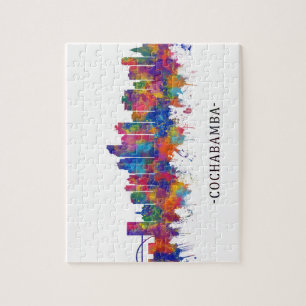 Cochabamba Bolivia Skyline Legpuzzel