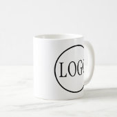 Coche de logo personnalisée sur la tasse de café (Devant droit)