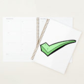 Coche Verte Symbole de Validation (Devant avec enveloppe)