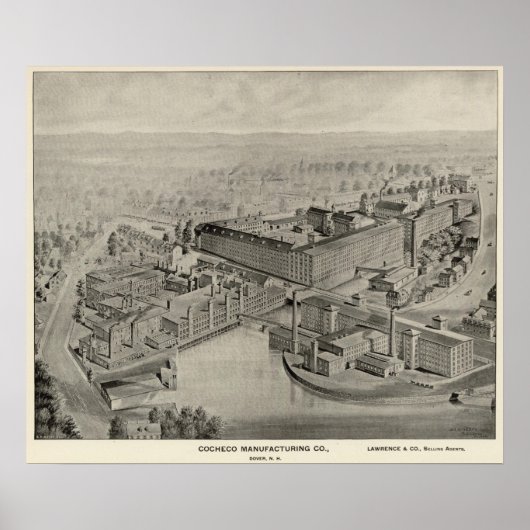 Cocheco Mfg Co Poster (Voorkant)