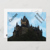 Cochem Castle in Duitsland Briefkaart (Voorkant / Achterkant)