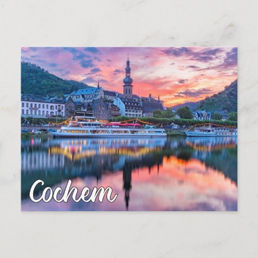Cochem, Duitsland Briefkaart (Voorkant)