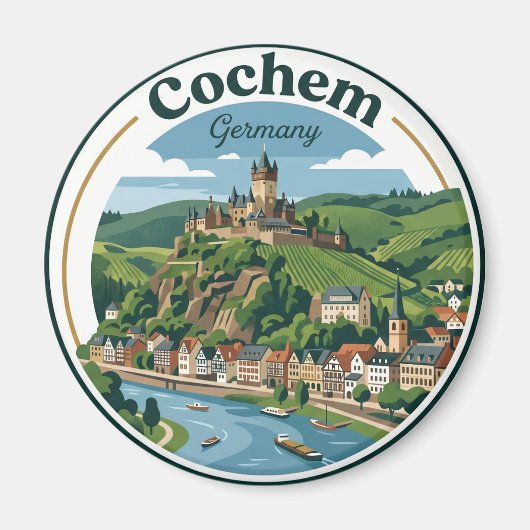 Cochem Duitsland Magneet (Voorkant)