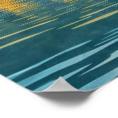 Cochem Duitsland Oude Reizen Poster (Hoek)