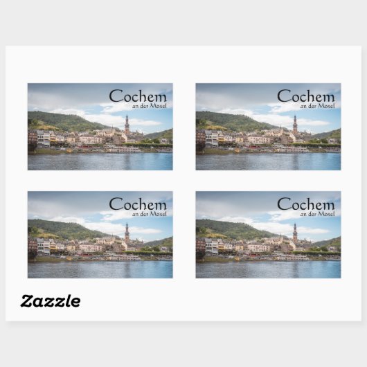 Cochem Duitsland Rechthoekige Sticker (Vel)