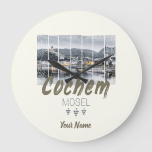 Cochem op de Moselle Germany Souvenir Grote Klok