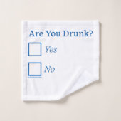 Cochez les cases SlipperyJoe's Are You Drunk marte (Gant de toilette)