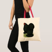 Cochin: Black Hen Tote Bag (Voorkant (product))