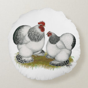 Cochin Columbian Bantams Rond Kussen