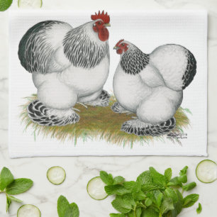 Cochin Columbian Bantams Theedoek