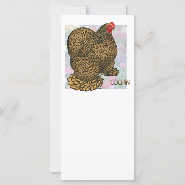 Cochin: Goudlaced Hen (Voorkant)