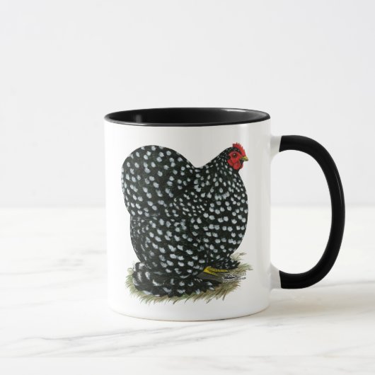 Cochin Mottled Hen Mok (Rechts)